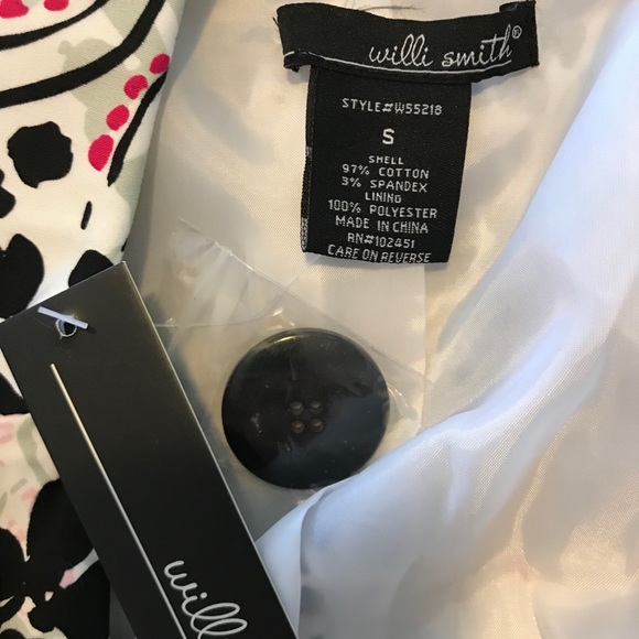 📚 2/$12 NWT Willi Smith Blazer - Picture 2 of 6